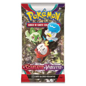 Pokemon scarlatto e violetto bustina singola 10 carte italiane
