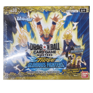 Dragon Ball Super Card Game Masters:Three Glorious Fighters B30 Booster box 24 bustine (EN)