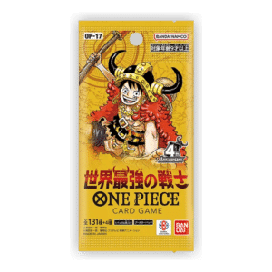 Bustina One Piece Card Game OP-17 The World's Strongest Warriors giapponese da 6 carte
